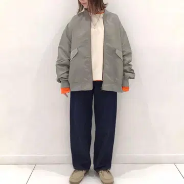 GU 오버 사이즈 MA-1 자켓