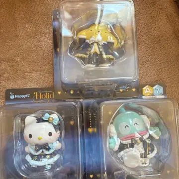 산리오 해피 쿠지 피규어 3개 세트