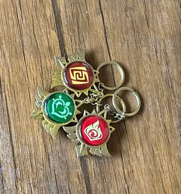 엘레멘탈 심볼 스트랩 3개 세트 원신 신의 눈