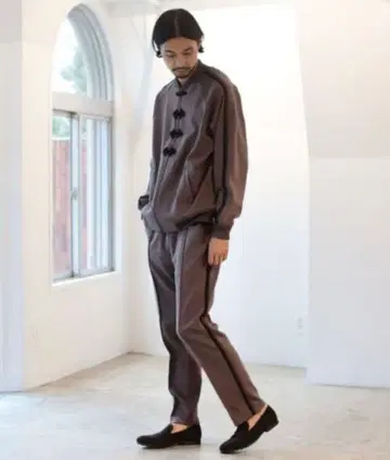 BEAMS LIGHTS 차이나 셋업 트랙 자켓 팬츠