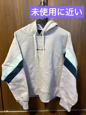 Champion 후드 부착 후드티 라벤더 속기모