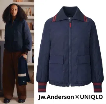 JW ANDERSON 유니클로 네이비 퀼팅 자켓 M