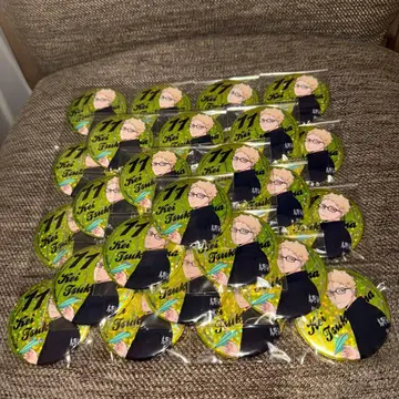 하이큐 애니메이션 카드 홀로그램 캔뱃지 종이비행기 츠키시마 케이 30개