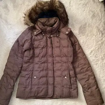 Abercrombie & Fitch 브라운 다운 자켓 M Y2K!