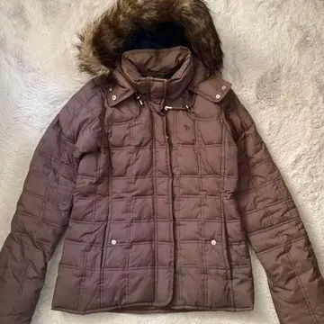 Abercrombie & Fitch 브라운 다운 자켓 M Y2K!