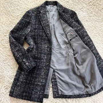 새상품급 더반 인터메조 체스터 코트 울 일본제 M