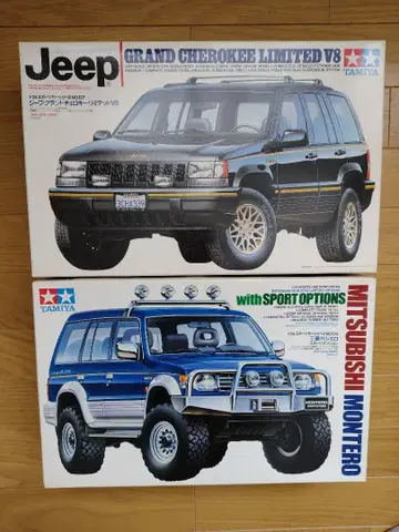 [ 2대 세트 ] 타미야 GRAND CHEROKEE 미쓰비시 파제로