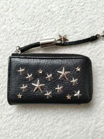 새상품급 JIMMY CHOO 블랙 코인 케이스