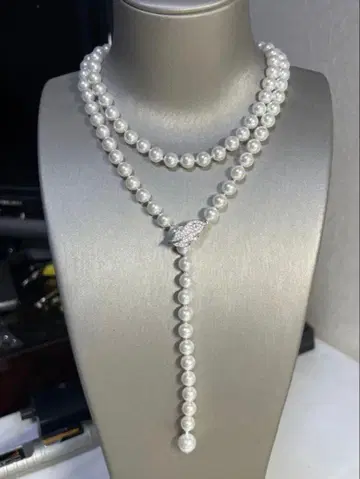 [ 5way ] 진주 펄 롱 목걸이