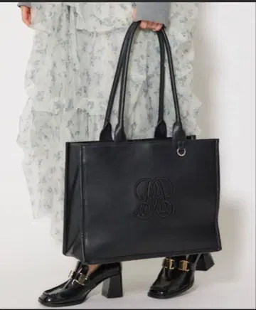 [WEB 한정판] WRR 로고 인조 가죽 토트백