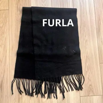 FURLA 머플러 블랙 [ 새상품급 ]
