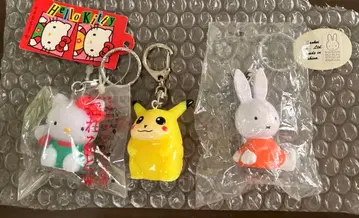[레트로] 키티 포켓몬 피카츄 키링 미피 키링