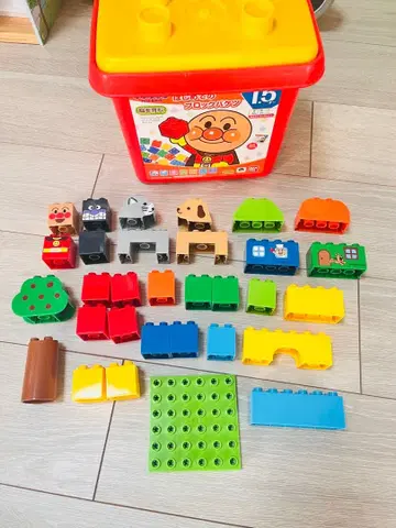 호빵맨 첫 블록 세트