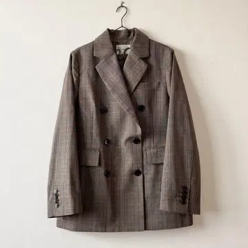 IENA 2024AW 레어 울 혼방 개버딘 W 브레스트 자켓