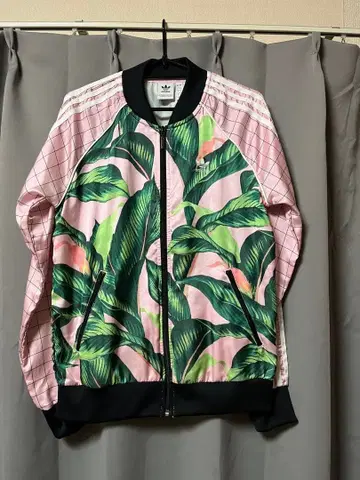 아디다스 오리지널 Palm 프린트 자켓 OT 사이즈