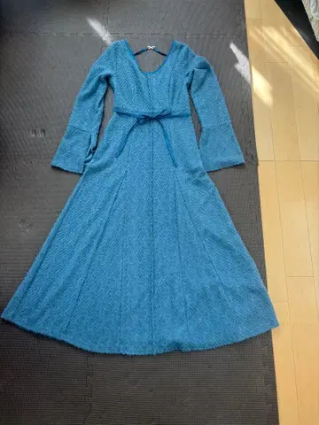 FRAY I.D V넥 긴팔 니트 원피스