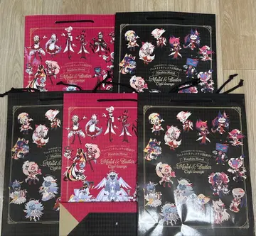 해즈빈 호텔 애니카페 쇼핑백 5개 세트 애니메이트 카페