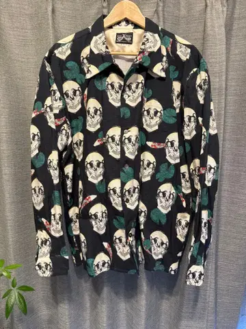 Dress hippy 스컬 긴팔 셔츠 XL