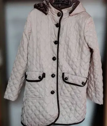 COKETT COLLECTION 퀼팅 코트 후드 부착