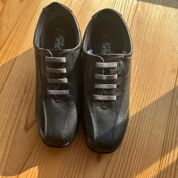 여성용 블랙 소가죽 25cm