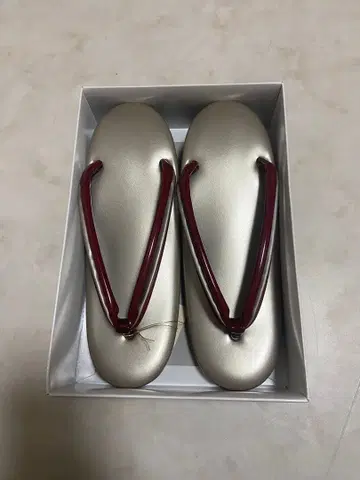 기모노용 조리 L 사이즈 (베이지)