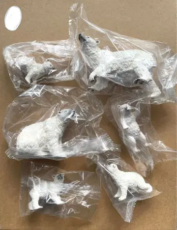 [ 미개봉 새상품 ] 북극곰 피규어 6마리 세트