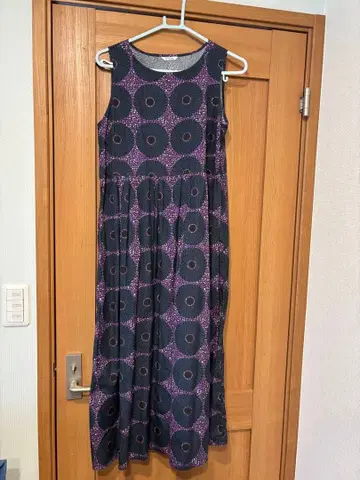 LE GLAZIK 슬리브리스 롱 원피스