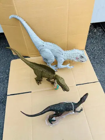 공룡 피규어 3체 세트