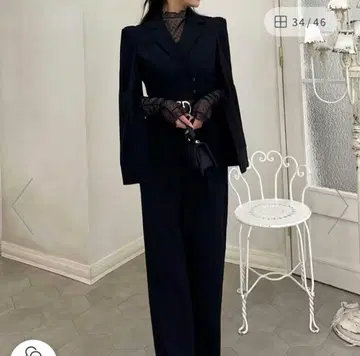 ROYAL PARTY 벨트 포함 케이프풍 올인원