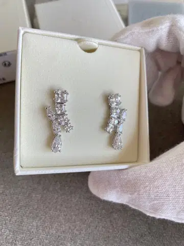 스와로브스키 Matrix 드롭 귀걸이