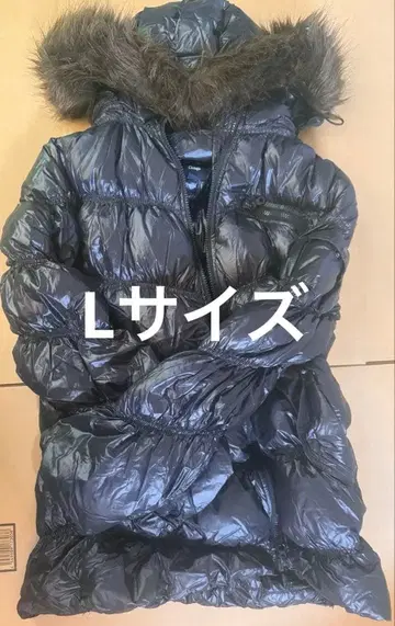 Gap 블랙 다운 자켓 퍼 포함