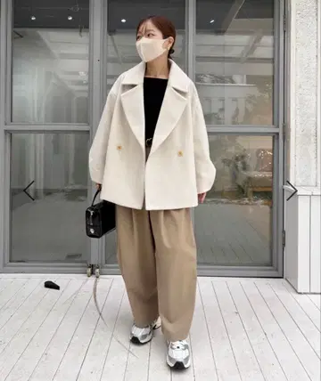 BAYFlOW 키 146cm caho님 프로듀스 샤기 자켓