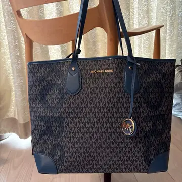 MICHAEL KORS 토트백 그레이/네이비