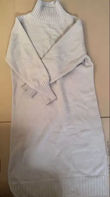 프레이 아이디 베이지 터틀넥 니트 원피스 F