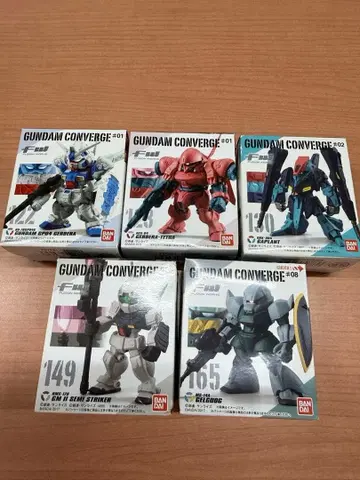 GUNDAM CONVERGE 피규어 5체 세트