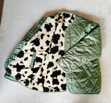 리버서블 퀼팅 블루종