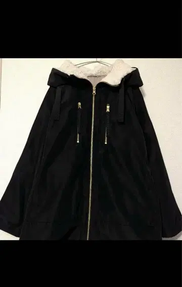 Do Classe 마법의 열 보아 후드 코트 리버서블 발수 가공