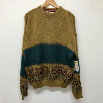 80s-90s 구제 의류 잉글랜드제 디자인 니트 스웨터