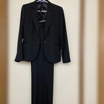 블랙 비즈니스 수트 셋업 자켓 L 팬츠 LL LES MUES