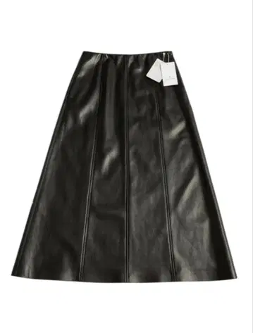 택 포함 새상품 유나이티드 애로우즈 인조 가죽 롱 스커트 38 M
