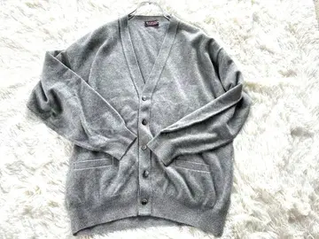 [ 새상품급 ] ROCKHORD CASHMERE 그레이 V넥 가디건 L