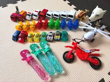 완구 묶음 판매 미니카 바이크 헬리콥터 작업용 자동차 공룡