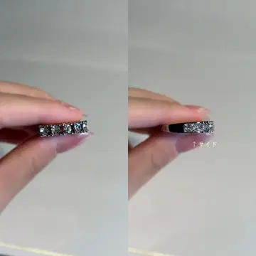 유품 정리 미니멀리스트 앤티크 빈티지 이터니티 실버 다이아몬드