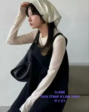 CLANE THIN STRAP A LINE TOPS