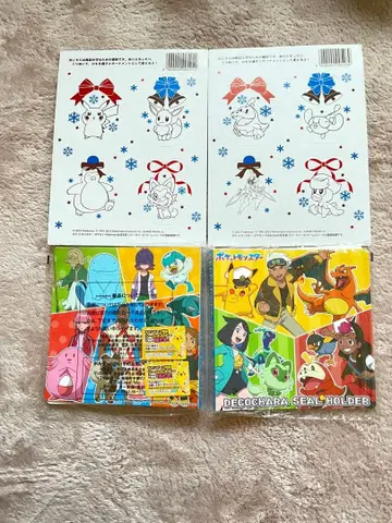 포켓몬 씰 홀더 2개 and 오너먼트 색칠놀이
