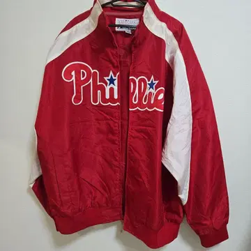 필리스 Phillies 나일론 자켓 레드