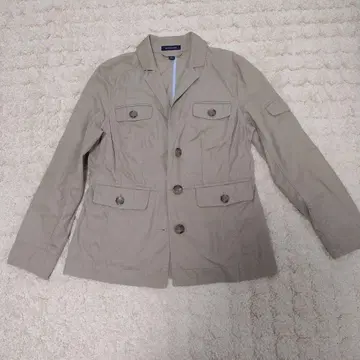 랜즈 엔드 베이지 테일러드 자켓