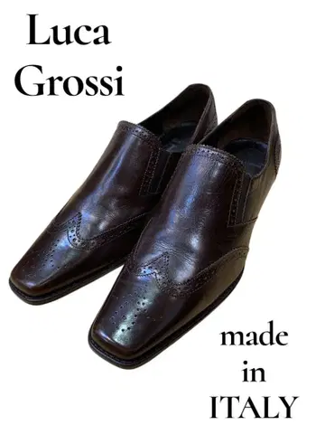 Luca Grossi 루카그시 이탈리아제 가죽 로퍼