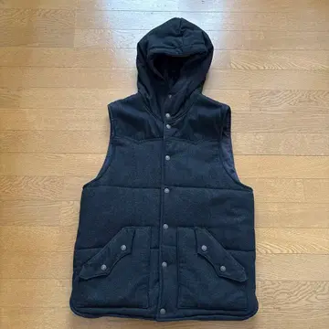 MOMOTARO JEANS 후드 부착 충전솜 베스트