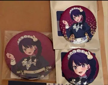 최애의 아이 로프트 별하늘 메이드 캔뱃지 호시노 아이 3점